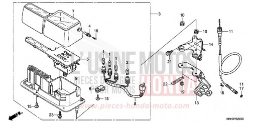 COMPTEUR XR125L6 de 2006